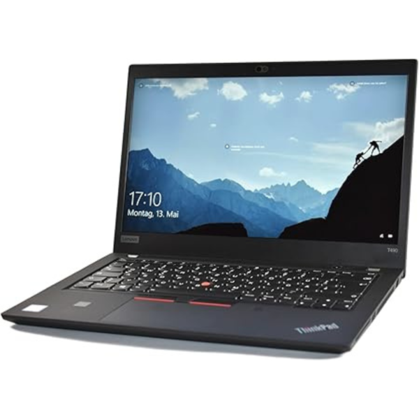 Lenovo ThinkPad T490 14.0" FHD (1920x1080) 250 nits IPS Anti-Glare Display - Intel Core i5-8265U Processor, 16GB RAM, 512GB PCIe-NVMe SSD, Windows 10 Pro 64-bit (Upgraded) (Renewed)