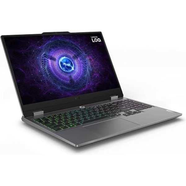 Lenovo LOQ 15IRX9 Gaming Laptop, 15.6" FHD IPS 144Hz Display, Intel Core i7-13650HX, 24GB RAM, 512GB SSD, GeForce RTX 4050 6GB Graphics, Backlit ENG Keyboard, Luna Grey