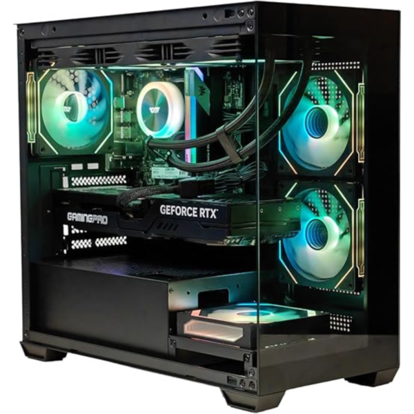 Gaming PC AMD Ryzen 7-7700 up to 5.3 GHz | NVIDIA RTX 5060 Ti 16 GB GDDR7 GPU | 32GB DDR5 RAM 6000Mhz | 1TB M.2 NVMe SSD | Liquid Cooler 360mm | WiFi Ready | Windows 11 Pro