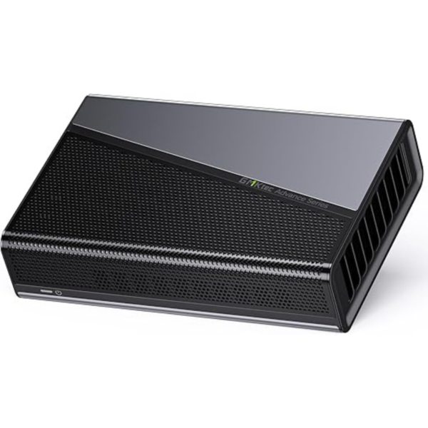 GMKtec AD-GP1 External GPU Docking Station, eGPU Enclosure with AMD Radeon 7600M XT GPU Graphics Card, HDMI2.1, DisplayPort2.0, Oculink, USB4, eGPU Dock