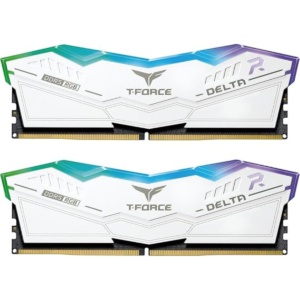 TEAMGROUP T-Force Delta RGB DDR5 Ram 32GB Kit (2x16GB) 7200MHz (PC5-57600) CL34 Desktop Memory Module Ram (White) for 600 Series Chipset - FF4D532G7200HC34ADC01