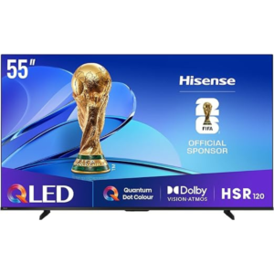 Hisense 55 inch QLED Smart TV E7Q-Quantum Dot Colour, AI Picture, Dolby Vision