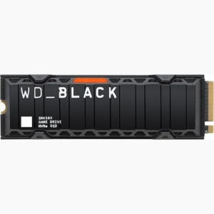 WD_BLACK Western Digital 1TB SN850X NVMe Internal Gaming SSD Solid State Drive with Heatsink - Works with Playstation 5, Gen4 PCIe, M.2 2280, Up to 7,300 MB/s - WDS100T2XHE