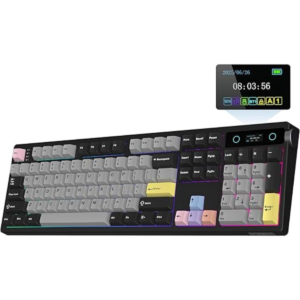 EPOMAKER TH108 PRO Full Size Mechanical Keyboard with Screen & Knob